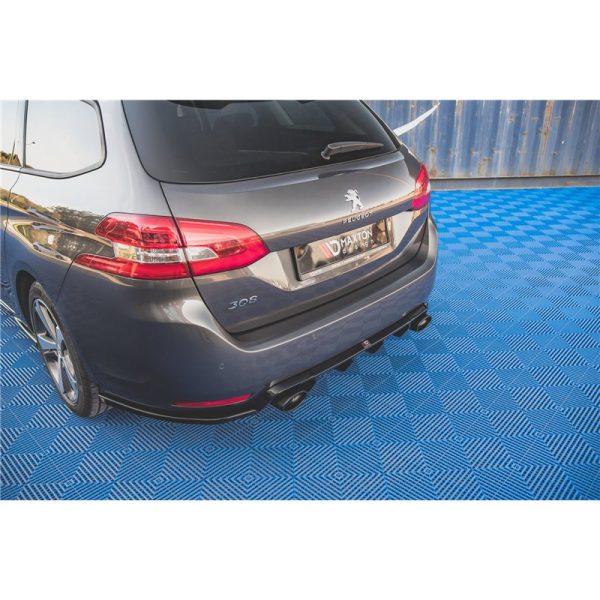 Sottoparaurti splitter laterali posteriori V.2 Peugeot 308 SW Mk2 Facelift 2017 -