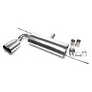 Terminale di scarico in Acciaio Inox 2x80 per Audi A3 8P / Volkswagen Golf V-VI