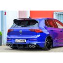 Sottoparaurti estrattore posteriore Volkswagen Golf 8 R 2020-