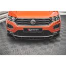 Sottoparaurti splitter anteriore V.1 Volkswagen T-Roc Mk1 2017-