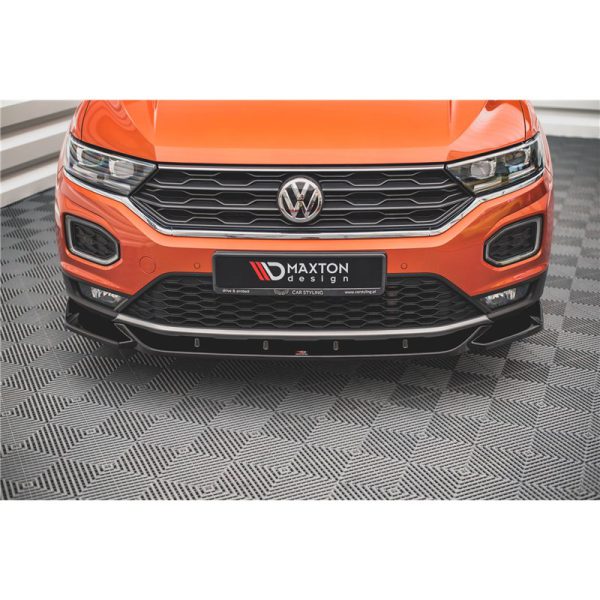 Sottoparaurti splitter anteriore V.1 Volkswagen T-Roc Mk1 2017-