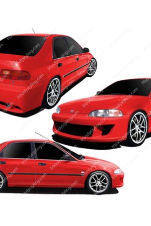 Kit estetico completo Honda Civic V 92-95 4p. Bang