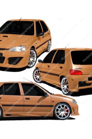 Kit estetico completo Peugeot 106 II Mod Flylow