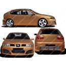 Kit estetico completo Seat Leon Pacific