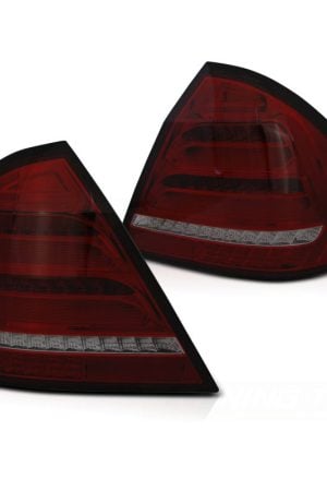 Coppia fari Led DTS posteriori Mercedes W203 berlina 04-07 Fume