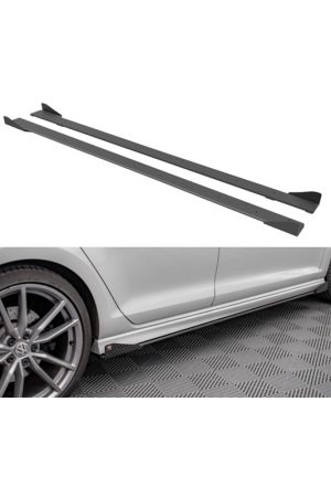 Estensioni + Flaps minigonne laterali Street Pro Volkswagen Golf VII R 2013-2016