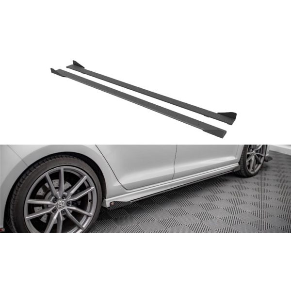 Estensioni + Flaps minigonne laterali Street Pro Volkswagen Golf VII R 2013-2016