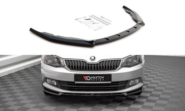 Sottoparaurti splitter anteriore V.1 Skoda Fabia Mk3 2014-2019