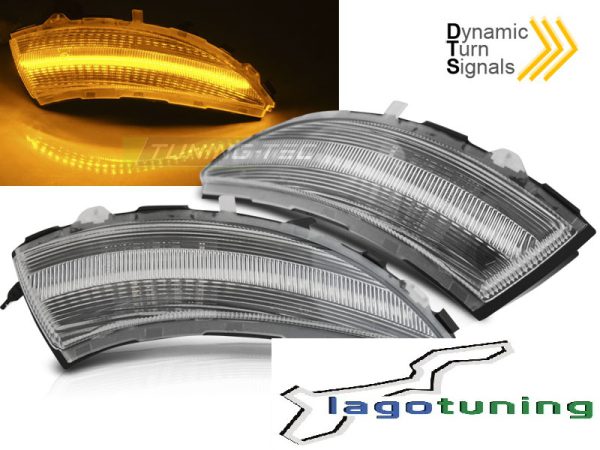 Coppia indicatori specchietto a Led DTS Renault Clio IV 12-16