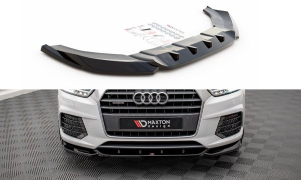 Sottoparaurti splitter anteriore V.1 Audi Q3 S-Line 8U Facelift 2014-2018