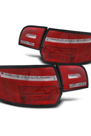 Coppia fari Led bar e DTS posteriori Audi A3 8P Sportback 03 -08 Rossi e bianchi