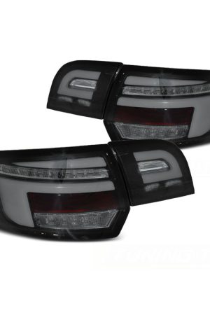 Coppia fari Led bar e DTS posteriori Audi A3 8P Sportback 03 -08 neri fume