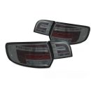 Coppia fari Led bar e DTS posteriori Audi A3 8P Sportback 03 -08 rossi chrome e fume