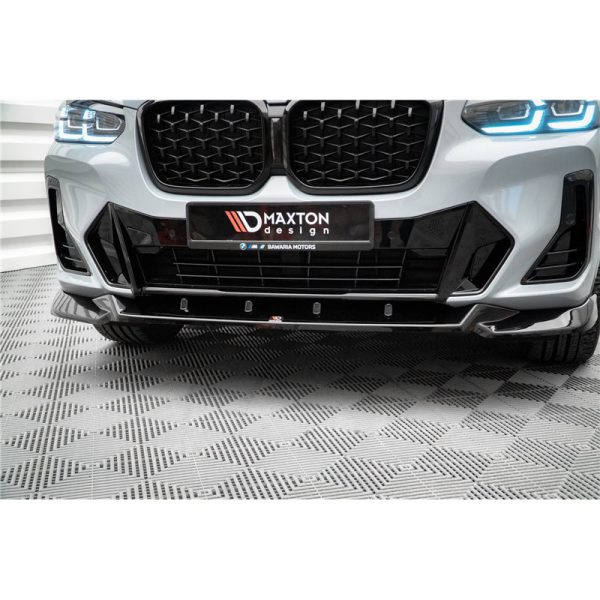 Sottoparaurti splitter anteriore V.2 BMW X4 M-Pack G02 Facelift 2021-