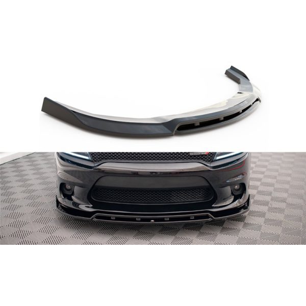 Sottoparaurti splitter anteriore V.1 Dodge Charger SRT Mk7 Facelift 2014-