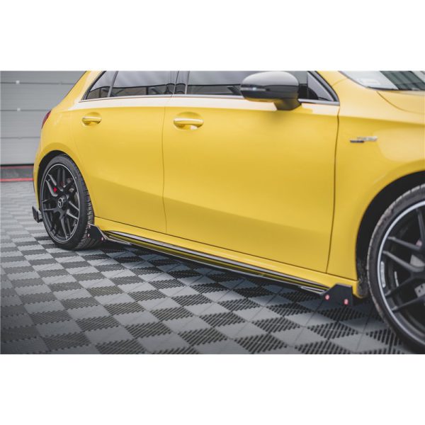 Estensione minigonne sottoporta + Flaps V.2 Mercedes AMG A 45 S W177 2019-