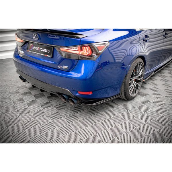 Sottoparaurti splitter laterali posteriori Lexus GS F Mk4 Facelift 2015-2020