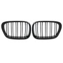 Griglia calandra anteriore BMW E39 95-03 Nero lucido Double Bar