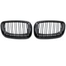 Griglia calandra anteriore BMW X5 E70 / X6 E71 08- Nero lucido Double Bar