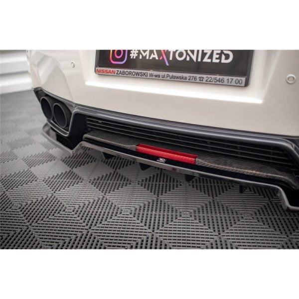 Sottoparaurti estrattore posteriore + flaps Nissan GTR R35 Facelift 2011-2016