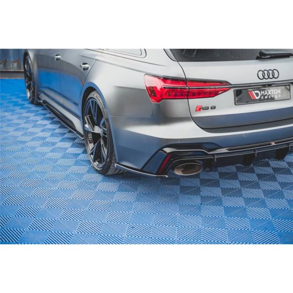 Sottoparaurti splitter laterali posteriori V.2 per Audi RS7 C8 / RS6 C8 2019 -