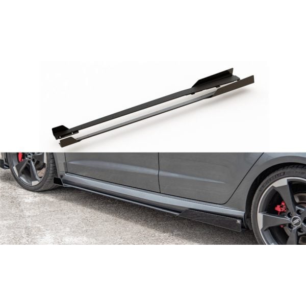 Lama sottoporta Racing + Flaps Audi RS3 8V Sportback 2015-2016