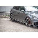 Lama sottoporta Racing + Flaps Audi RS3 8V Sportback 2015-2016