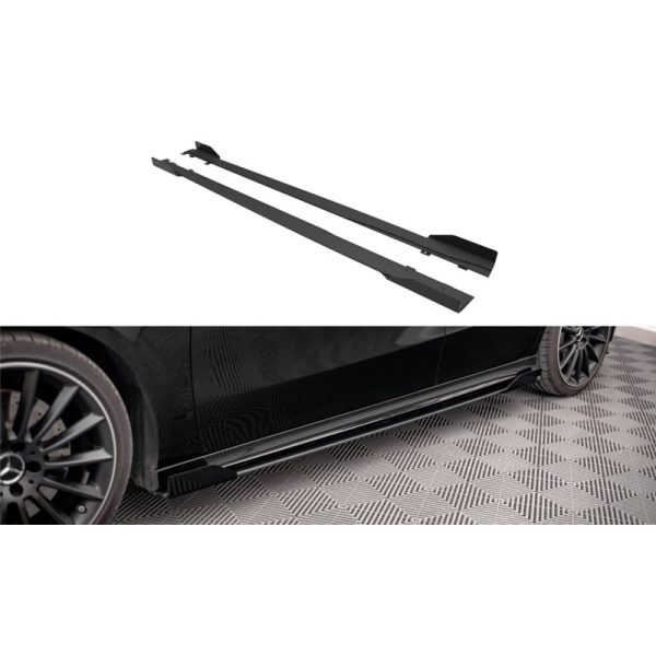 Lama sottoporta Street Pro + Flaps Mercedes A35 AMG / AMG-Line Aero Pack W177 2018-