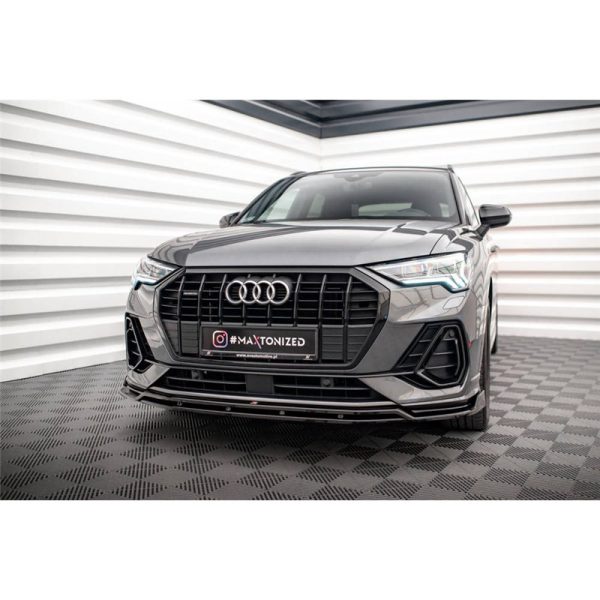 Sottoparaurti splitter anteriore V.2 Audi Q3 S-Line F3 2018-