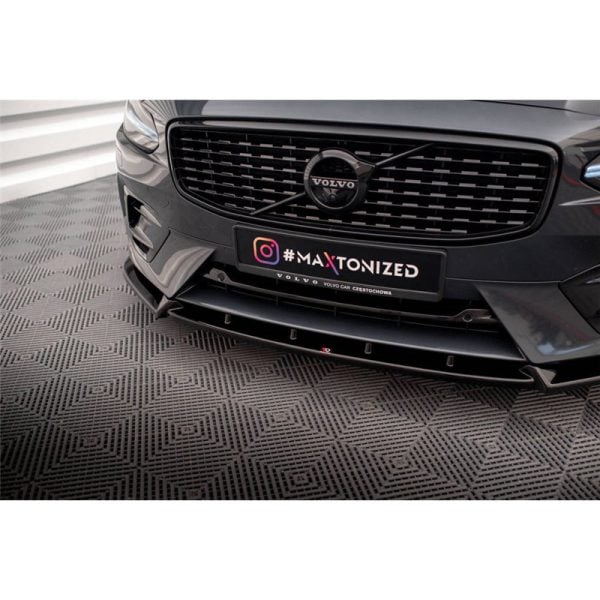 Sottoparaurti splitter anteriore Volvo V90 R-Design Mk2 Facelift 2016-2020