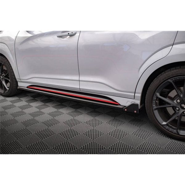 Lama sottoporta V.1 + Flaps per Hyundai Kona N Mk1 2021-