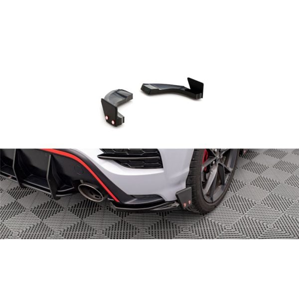 Sottoparaurti laterali posteriori V.1 + Flaps Hyundai Kona N Mk1 2021-