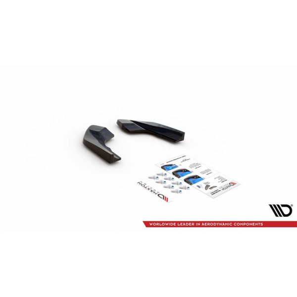 Sottoparaurti splitter laterali posteriori V.2 Volkswagen Golf R MK8 2020-