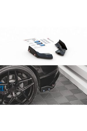 Sottoparaurti splitter laterali posteriori V.2 + Flaps Volkswagen Golf R MK8 2020-