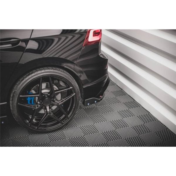 Sottoparaurti splitter laterali posteriori V.2 + Flaps Volkswagen Golf R MK8 2020-