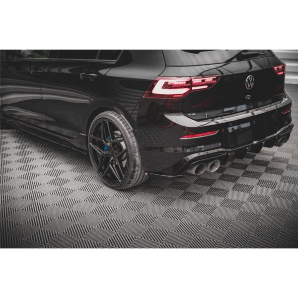 Sottoparaurti splitter laterali posteriori V.4 Volkswagen Golf R MK8 2020-