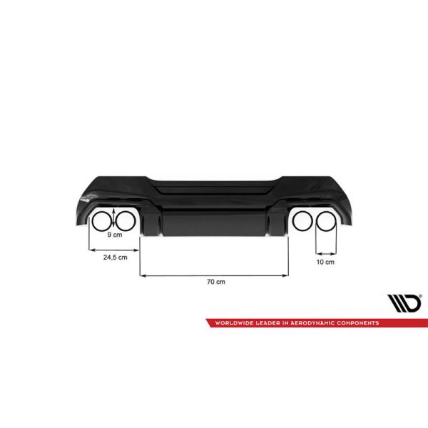 Sottoparaurti estrattore V.2 + scarico Milltek Street Pro BMW 1 F40 M135i/M-Pack 2019-