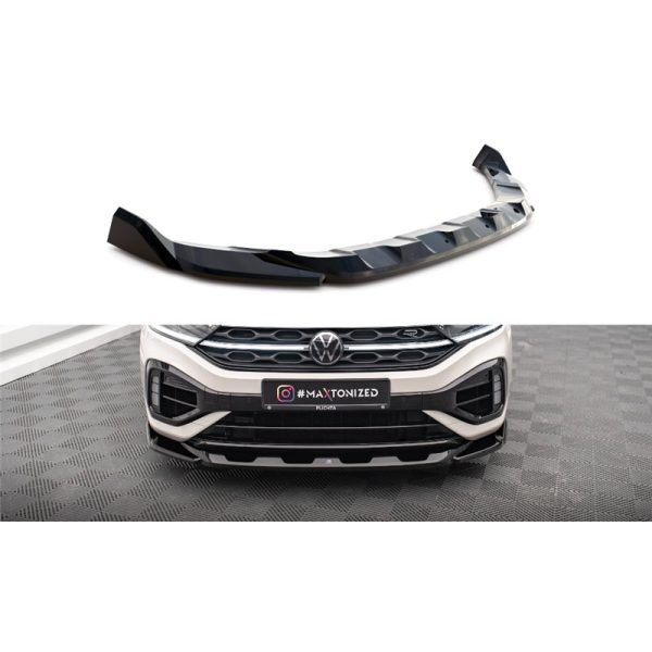 Sottoparaurti splitter anteriore V.2 Volkswagen T-Roc R Mk1 Facelift 2021-