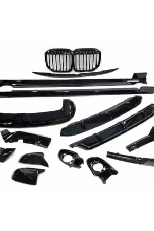 Kit estetico completo per BMW G07 X7 Nero lucido