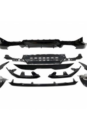 Kit estetico completo per BMW G42 Coupe M Performance Nero lucido