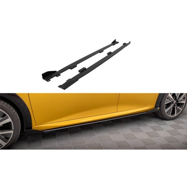 Estensioni minigonne Street Pro+ Flaps Peugeot 208 GT Mk2 2019-