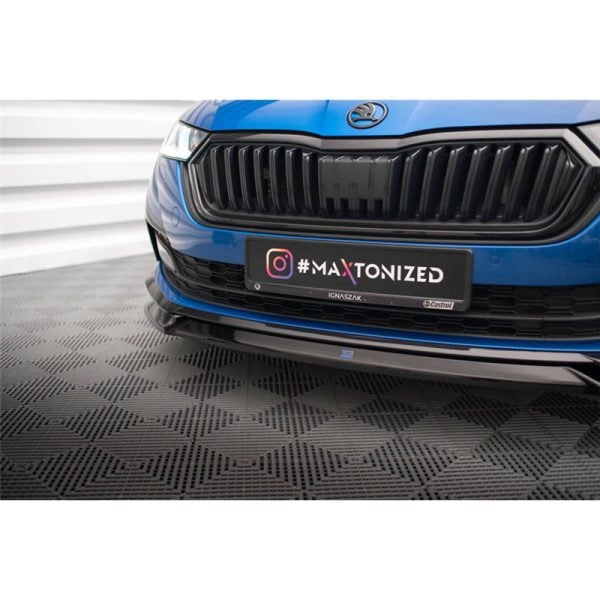 Sottoparaurti splitter anteriore V.2 Skoda Octavia Sportline Mk4 2019-