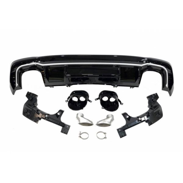 Sottoparaurti estrattore posteriore Audi A4 S-Line 2020- Look RS4