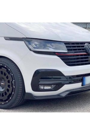 Sottoparaurti anteriore Volkswagen T6.1 2019-2021 Nero lucido