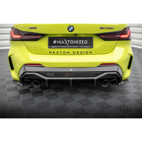 Sottoparaurti estrattore in carbonio V.1 + scarico Milltek BMW 1 F40 M135i 2019-