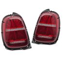 Coppia fari posteriori LED DTS Mini Cooper F55 / F56 / F57 2012-2017 Rossi e bianchi