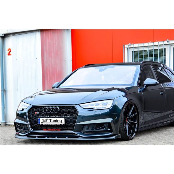 Sottoparaurti anteriore V.2 con flaps Audi A4 B9 S4 + S-Line 2015-2019