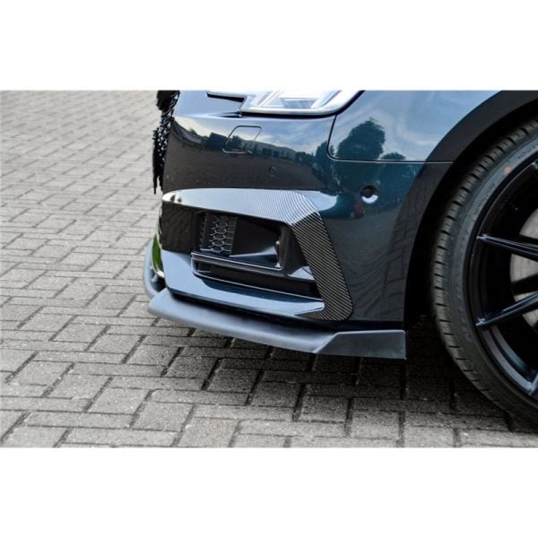 Sottoparaurti anteriore V.2 con flaps Audi A4 B9 S4 + S-Line 2015-2019