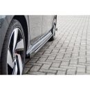 Minigonne laterali sottoporta con flaps Volkswagen Golf 8 GTI / GTD 2020-