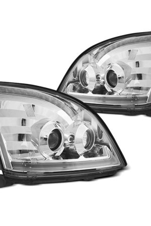 Fari Tube Light e DTS Toyota Land Cruiser 120 03-09 Chrome